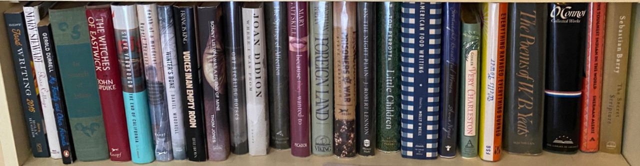 Photo of shelf H2 in the Living Room bookcase at Garden (middle shelf)
